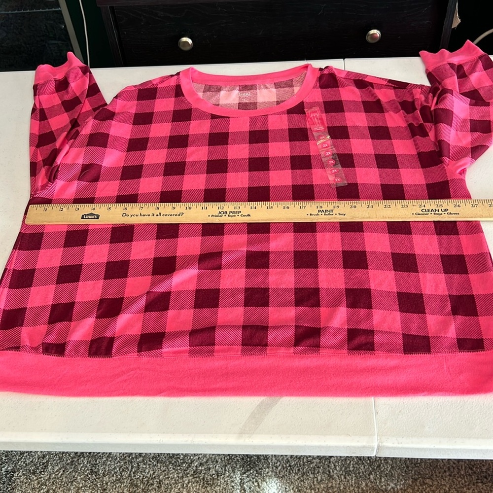 #262. 🪷Pink Jenni 2x pajama top - Picture 3 of 9